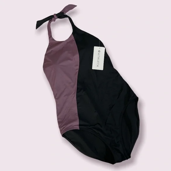 Athleta ASYM Colorblock One Piece Swimsuit - Picture 2 of 4